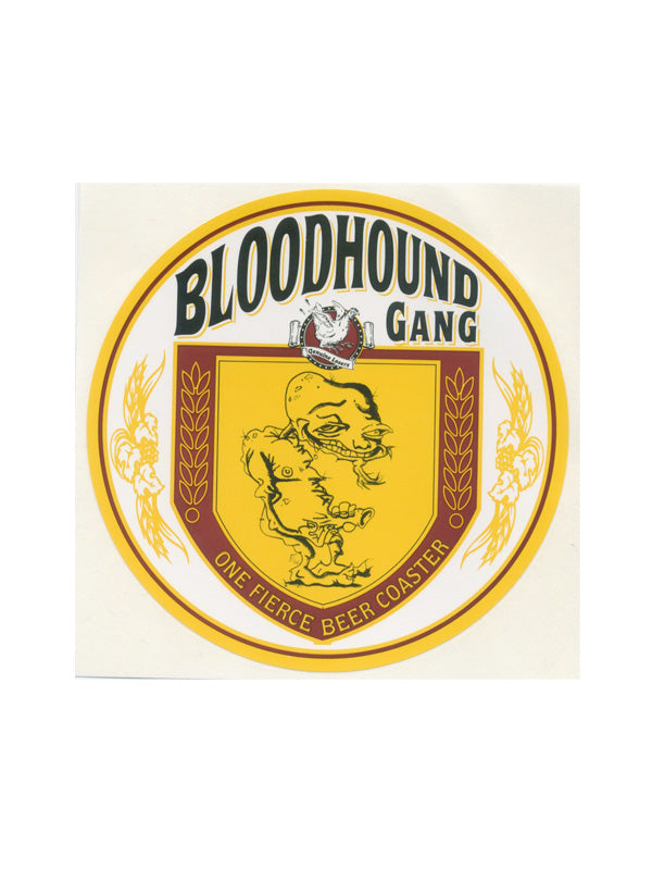 1996 One Fierce Beer Coaster Sticker