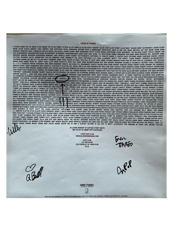 Hefty Fine vinyl inner sleeve (Signed)